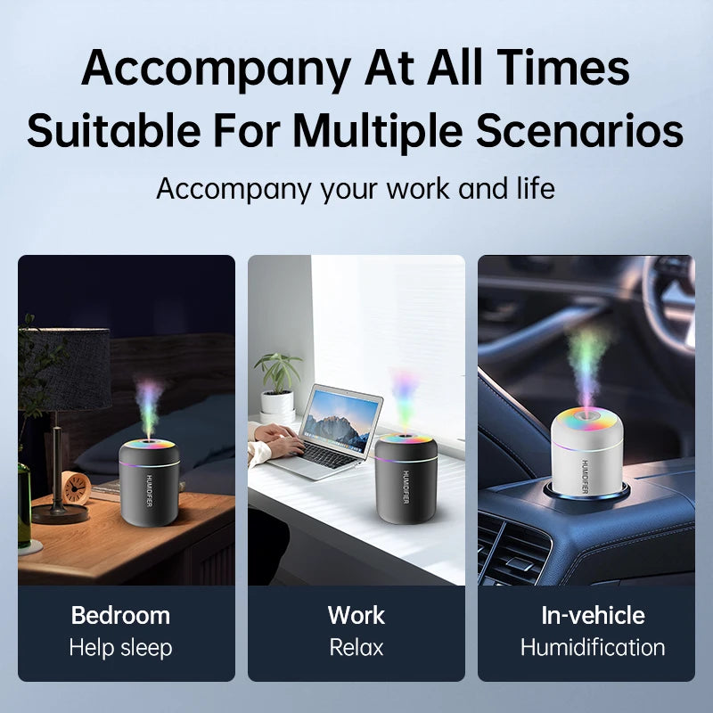 AuraMist – Air Humidifier & Aroma Diffuser